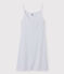 Robe à bretelles Femme blanc ECUME