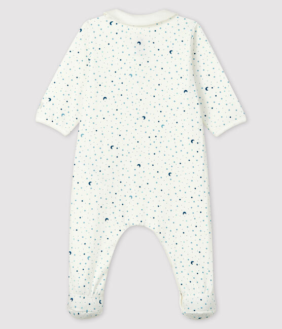 Dors-bien nuit étoilée bébé garçon en tubique blanc MARSHMALLOW/blanc MULTICO