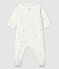 Dors-bien nuit étoilée bébé garçon en tubique blanc MARSHMALLOW/blanc MULTICO