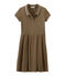 Robe femme inspirée du polo marron SHITAKE