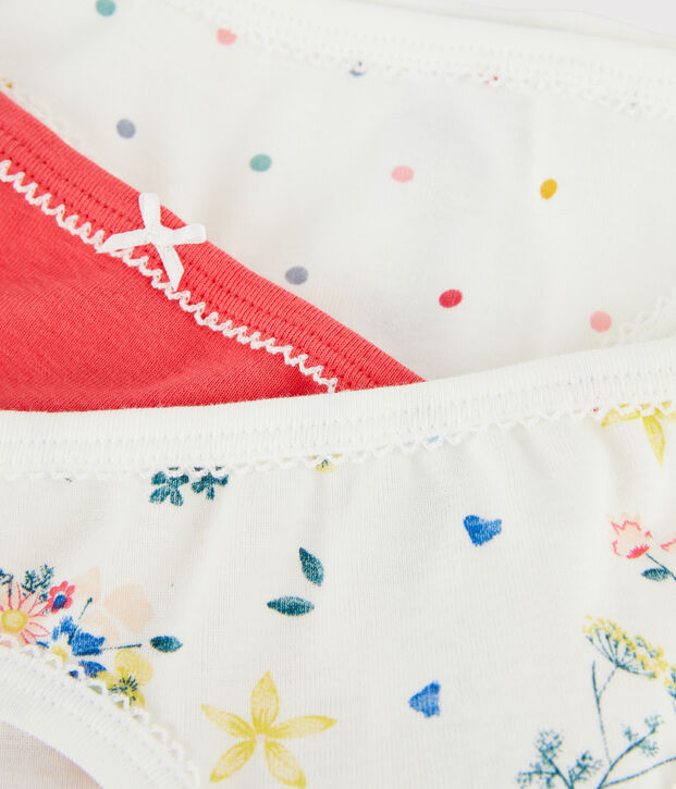 Trio de culottes petite fille multicouleur