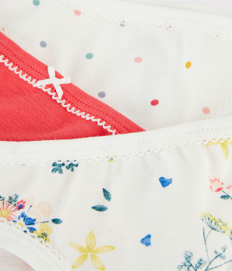 Trio de culottes petite fille multicouleur