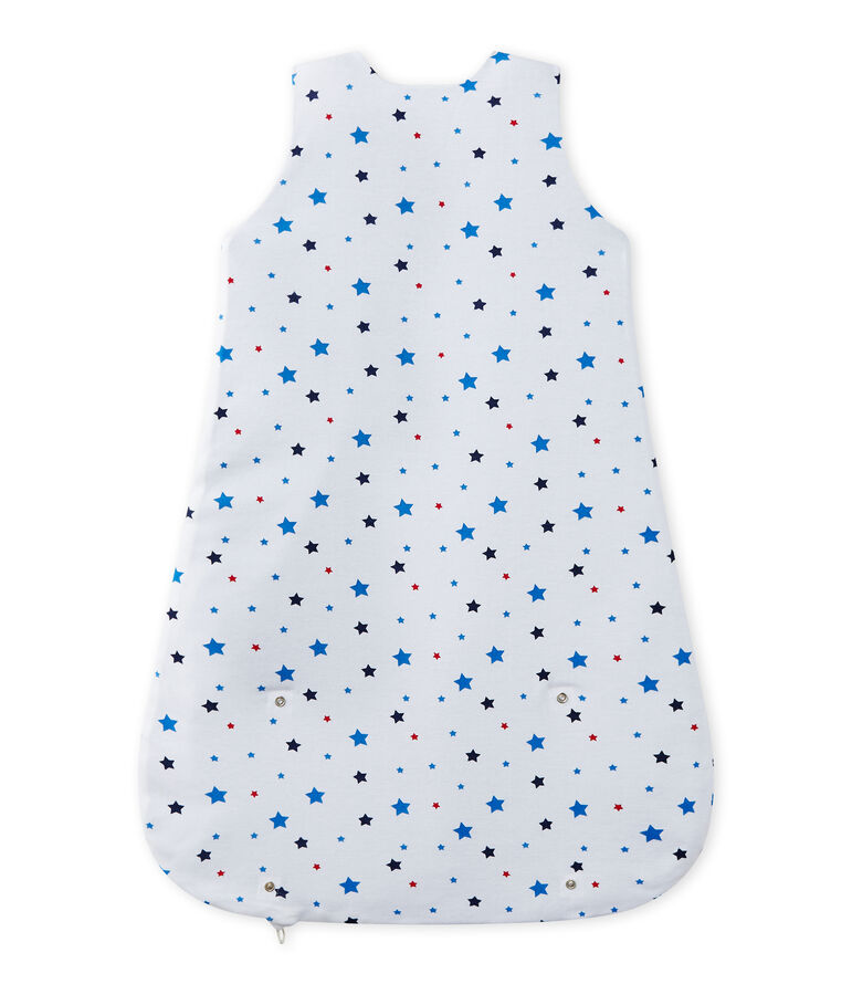 Gigoteuse b&eacute;b&eacute; gar&ccedil;on blanc ECUME/blanc MULTICO