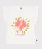 Tee-shirt enfant manches courtes en coton blanc