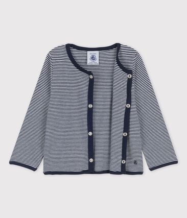 Cardigan enfant rayé Jeckerson Rouge