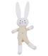 Doudou lapin hochet bébé mixte