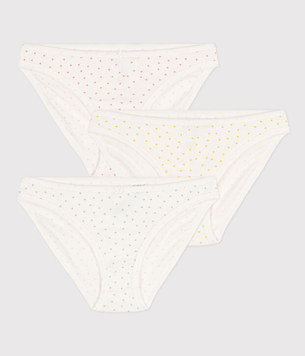 Lot 3 culottes en coton Femme multicouleur