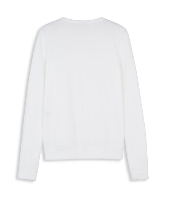 Cardigan femme blanc ECUME