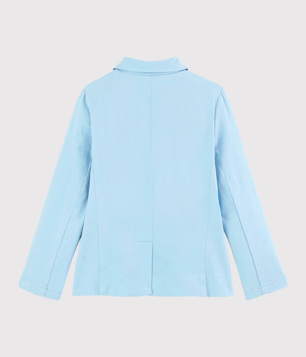 Veste en serge enfant gar&ccedil;on bleu