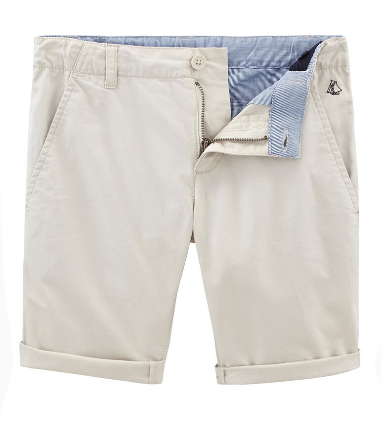 Bermuda enfant gar&ccedil;on beige