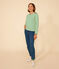 Marinière boutonnée en coton Femme AVALANCHE/ PRADO