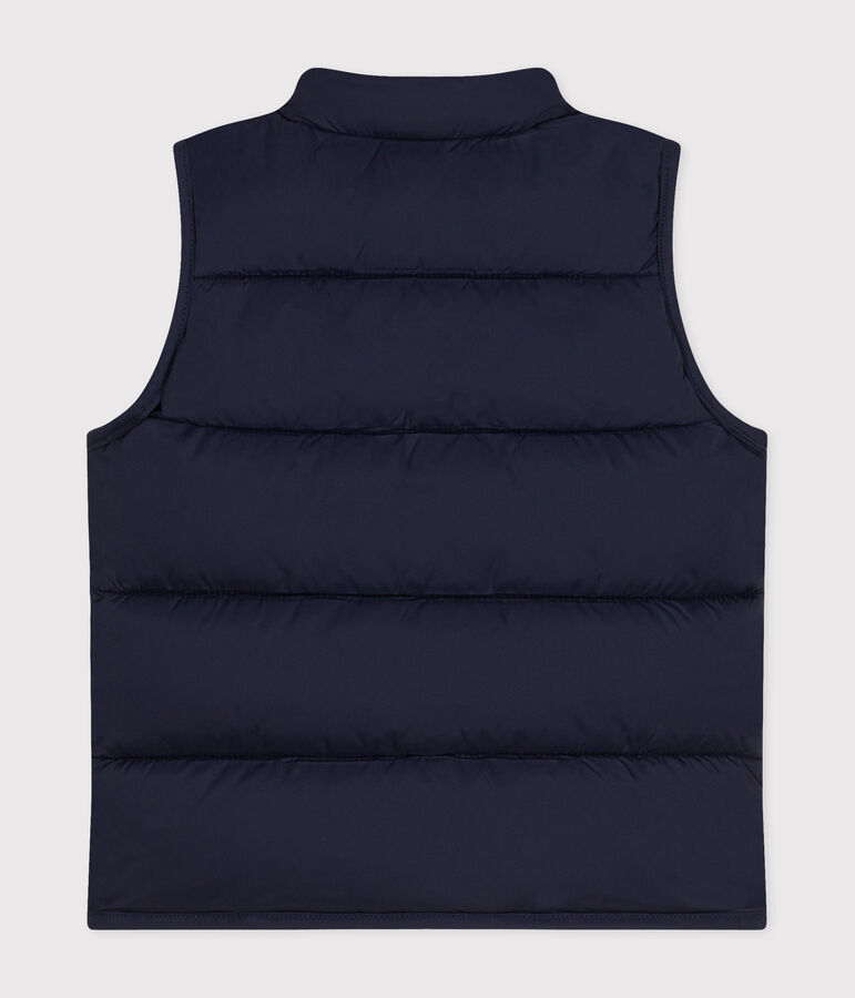 Doudoune sans manches matelass&eacute;e b&eacute;b&eacute; bleu SMOKING