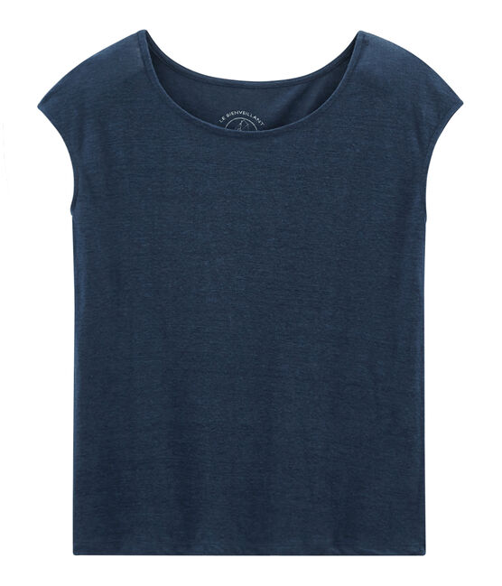 Tee-shirt manches courtes femme en lin HADDOCK