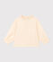 Blouse manches longues en gaze de coton bébé écru AVALANCHE