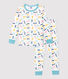 Pyjama imprimé chats en coton et lyocell enfant