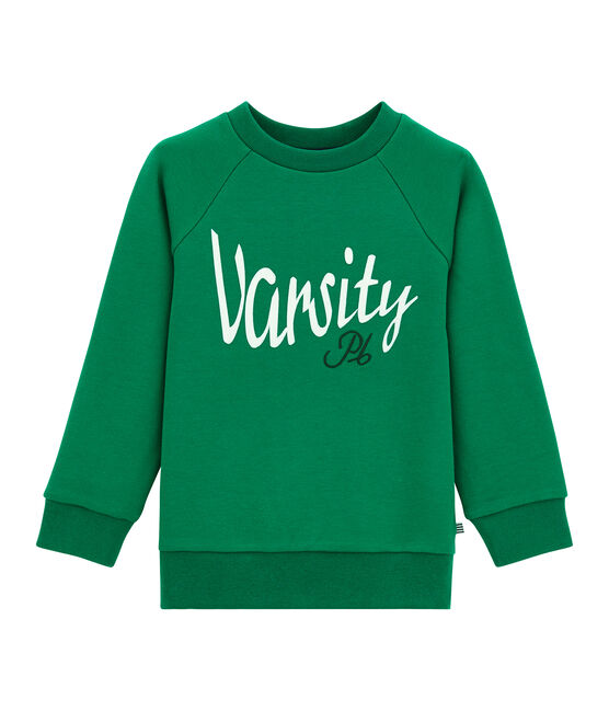 Sweat shirt enfant garçon vert PIVERT