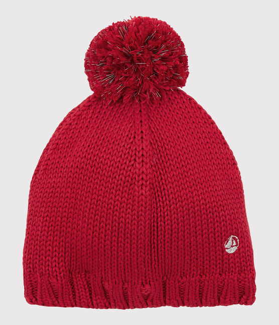 Bonnet enfant fille-garçon rouge TERKUIT
