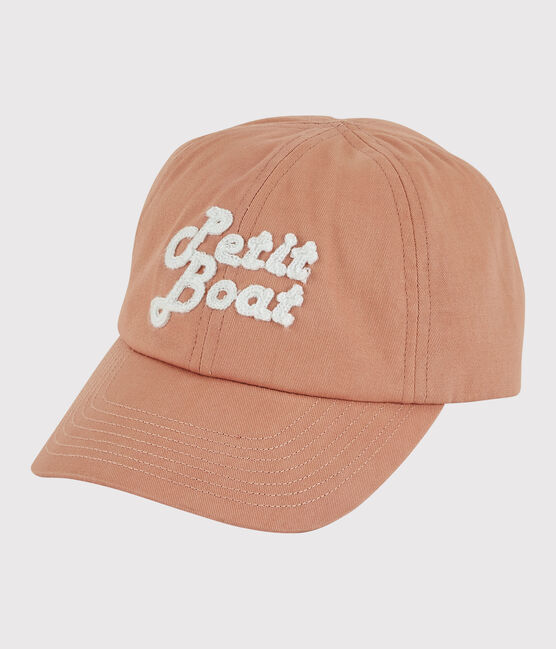Casquette brodée enfant rose PAPAYE
