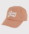 Casquette brodée enfant rose PAPAYE