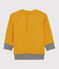 Sweatshirt en molleton bébé. jaune BOUDOR