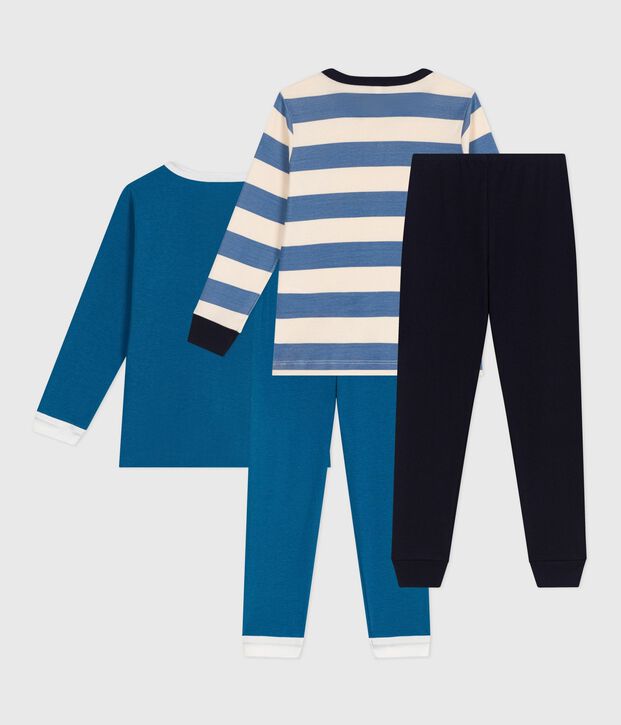Lot de pyjamas enfant en coton imprim&eacute; multicouleur