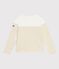 Tee-shirt marinière femme en coton beige MILK/ CAJOU