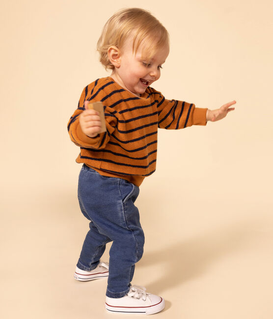 Jean en denim bébé bleu BLEU DELAVE