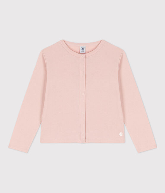 Cardigan en coton enfant fille rose SALINE