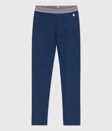 Jegging en molleton effet denim enfant fille