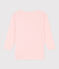 Tee Shirt manches longues en coton petite fille rose MINOIS