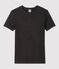 Tee-shirt L'ICONIQUE col rond en coton bio Femme gris CITY CHINE