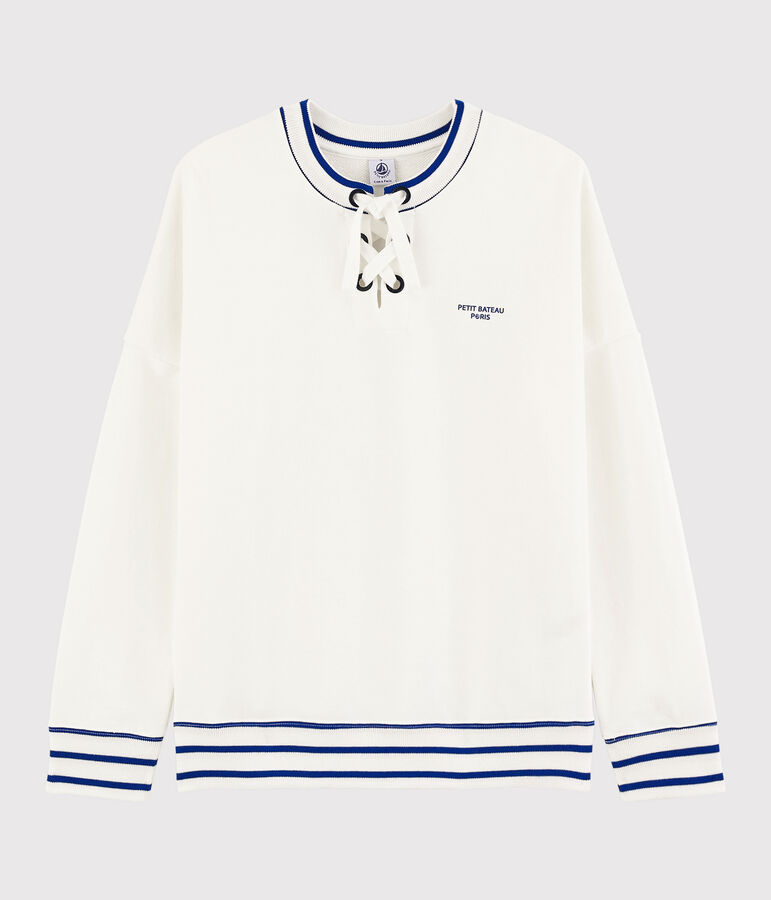 Sweatshirt en molleton Femme blanc MARSHMALLOW