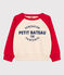 Sweatshirt en molleton enfant fille / garçon rouge PEPS/blanc AVALANCHE