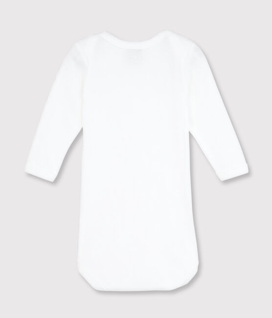Body blanc manches longues bébé blanc ECUME