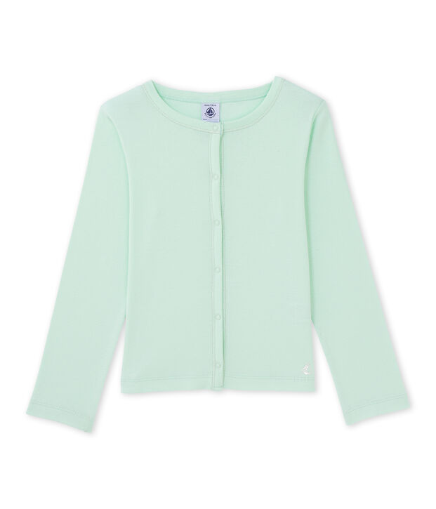 Cardigan fille vert Amandelium