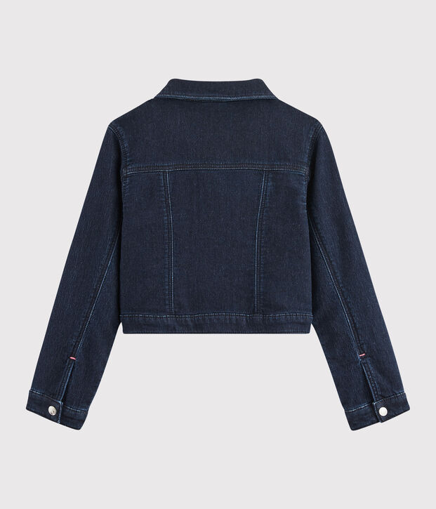Veste en denim enfant fille bleu