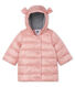 Doudoune bébé fille en polyamide satiné