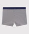 Maillot de bain enfant garçon bleu ABYSSE/blanc LAIT