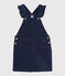 Robe salopette enfant fille bleu DENIM BLEU FONCE