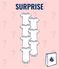 Lot surprise de 7 bodies manches courtes bébé fille variante 1