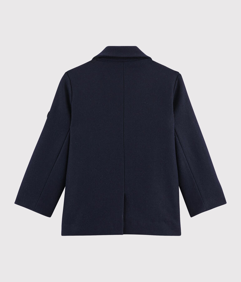 Caban en drap de laine gar&ccedil;on bleu SMOKING