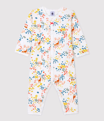PETIT BATEAU - Dors-bien bébé imprimé fleuri en coton biologique