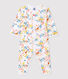 Dors-bien bébé imprimé fleuri en coton biologique