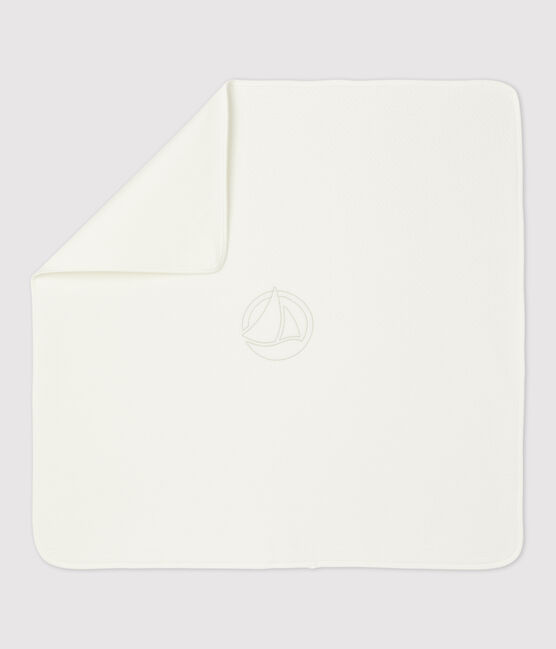 Couverture/nid d'ange bébé en coton biologique blanc MARSHMALLOW