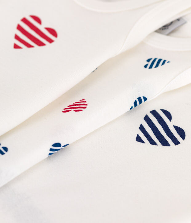 Lot de 3 bodies sans manches en coton c&oelig;urs ray&eacute;s b&eacute;b&eacute; multicouleur