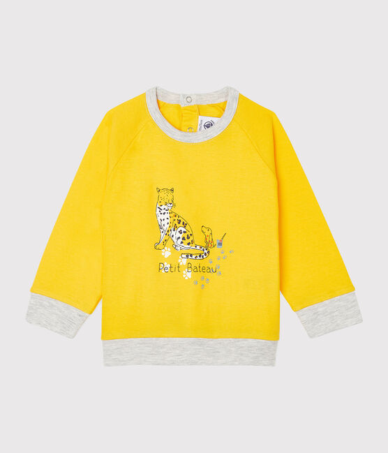 Sweatshirt léger bébé garçon jaune JAUNE