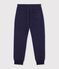Pantalon de jogging enfant en coton bleu marine