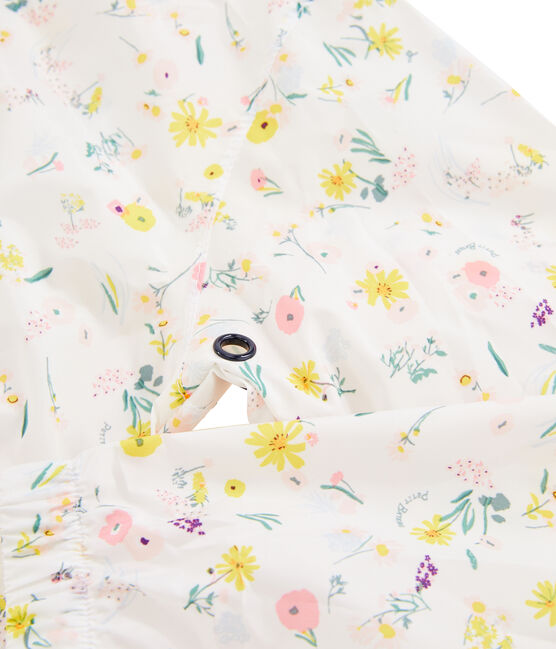 Coupe-vent enfant fille blanc MARSHMALLOW/blanc MULTICO