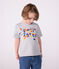 Tee-shirt enfant à manches courtes imprimé gris FUMEE CHINE