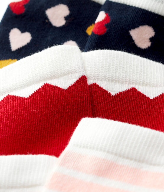 Lot de 3 paires de chaussettes enfant fille variante 1
